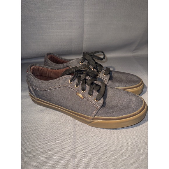 Vans off the Wall 721356‎ Lace Up Low Top  Navy Blue Skate Shoes Size M 13 - Picture 3 of 7